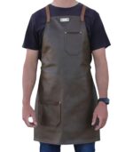 2 Pockets Leather Apron - Image 4