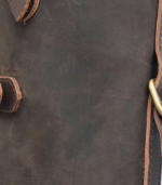Leather Shotgun Slip Case Waxed Brown - Image 4