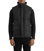 Men's Black Puffer Vest – Petter - Image 4