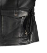 Women’s H-D Flex Layering System Captains Leather Jacket Outer Layer - Image 4