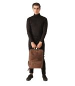 The Bedford Vintage Tan Leather Backpack - Image 4