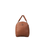 The Darrio Brown Leather Duffle Bag - Image 4