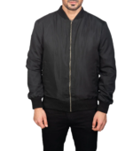 Zack black Bomber Jacket - Image 4