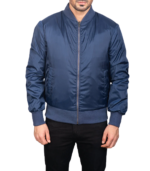 Zack blue Bomber Jacket - Image 4