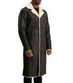 Kolby Brown Shearling Coat - Image 4