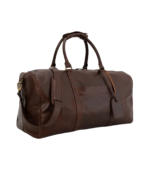 Vintage Brown Leather Duffle Bag - Darri - Image 4