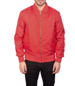 Zack Red Bomber Jacket - Image 4