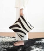 Zebra Cowhide Pillow - Image 4