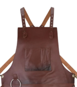 The Riding of Yorkshire Full Grain Tan Brown Apron - Image 4