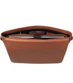The Carismatico Brown Leather Messenger Bag - Image 4
