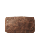 Vintage Tan Brown Leather Duffle Bag - Darri - Image 4