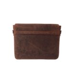 The Carismatico Vintage Distressed Brown Leather Messenger Bag - Image 4