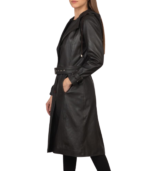 Fixon Hooded Brown Trench Coat - Image 5