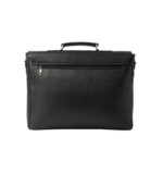 The Cristoph Black Leather Messenger Bag - Image 4