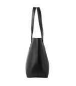 Black Leather Tote Bag - Linnea - Image 3