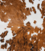 Tricolor Cowhide Rug Size 7'1 L x 6'6 W 8237 - Image 4