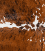 Tricolor Cowhide Rug Size 7'2 L x 6'9 W 8185 - Image 4
