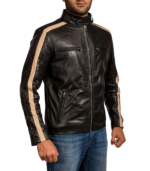 Jack Black Leather Biker Jacket - Image 4