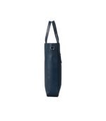 The Poet Midnight Blue Leather Tote Bag - Image 4