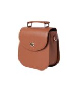 The Sandra Brown Leather Saddle Bag - Image 3