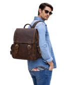 The Freja Backpack Handcrafted Leather Backpack - Image 2
