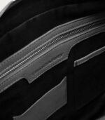 The Captain Grey Leather Briefcase - Image 4