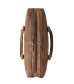 The Preston Vintage Tan Leather Briefcase - Image 4
