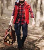 Handcrafted Cowhide Leather Firewood Carrier - Image 4