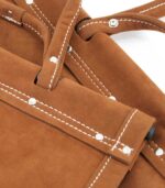 Suede Leather Firewood Carrier - Leif - Image 4