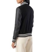 Savant Black Hybrid Varsity Jacket - Image 5