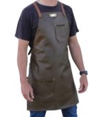2 Pockets Leather Apron - Image 5