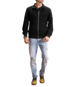 Ethan Hybrid Suede Bomber Jacket - Image 5