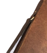 Scoped Leather Rifle Case Distressed Brown - Image 5