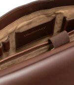 The Carismatico Vintage Brown Leather Messenger Bag - Image 5