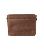 The Carismatico Vintage Tan Brown Leather Messenger Bag - Image 5