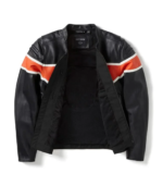 Men's Essential Convertible Leather Jacket - Image 4