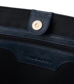 The Bianca Blue Leather Tote Bag - Image 4