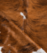 Tricolor Brindle Mix Cowhide Rug Size 7'10 L x 7'2 W 8277 - Image 5