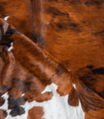 Tricolor Cowhide Rug Size 7'5 L x 6'6 W 8199 - Image 5