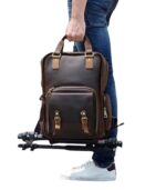 The Gaetano Large Leather Back Pack - Image 5