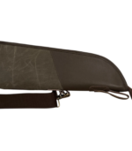Brown Waxed Canvas Leather Rifle Case - Image 5