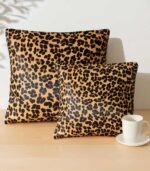 Leopard Cowhide Pillow - Image 4