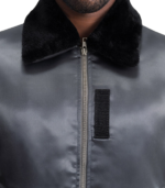 Men's Grey B-15 Bomber Jacket – Jorn - Image 6