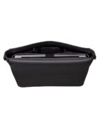 The Carismatico Grey Leather Messenger Bag - Image 6