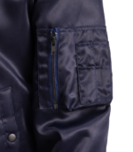 Quinton MA-1 Blue Bomber Jacket - Image 6