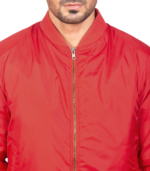 Zack Red Bomber Jacket - Image 6