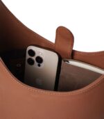The Stefani Brown Leather Hobo Bag - Image 6