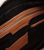 The Captain Brown Leather Briefcase - Image 6