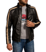 Jack Black Leather Biker Jacket - Image 6