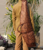 Leather Rifle Case with Ammo Holder & Shoulder Strap - Image 6
